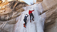 Ice Climbing at Joe's Valley
